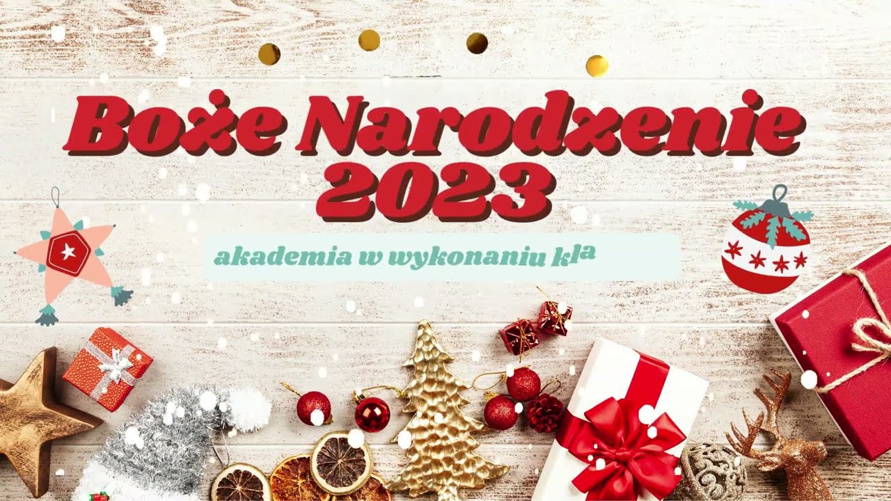 AKADEMIA BOŻONARODZENIOWA