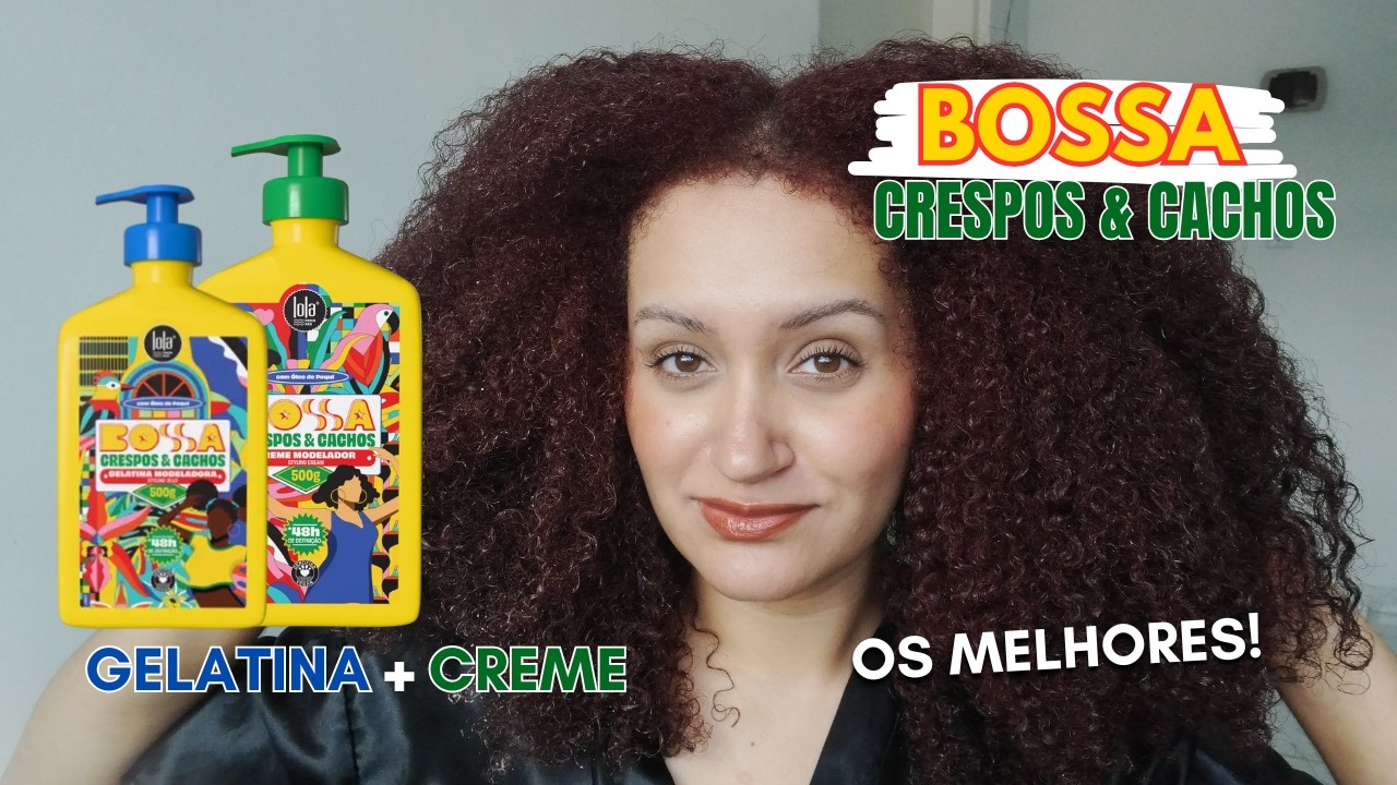 CREME + GELATINA BOSSA CRESPOS & CACHOS - LOLA COSMETICS