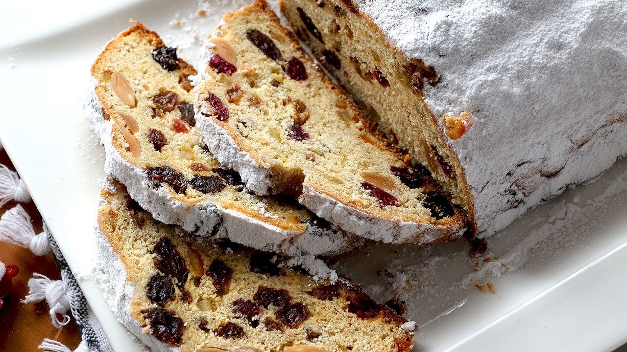 STOLLEN - Pan dulce alemán. Recetas de postres de Navidad