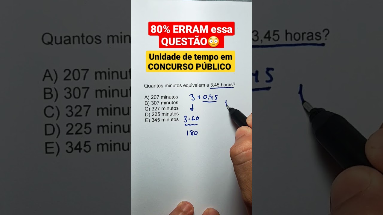 😳 80% ERRAM ESSA QUEST&Atilde;O NO CONCURSO P&Uacute;BLICO.     #shortssprintbrasil
