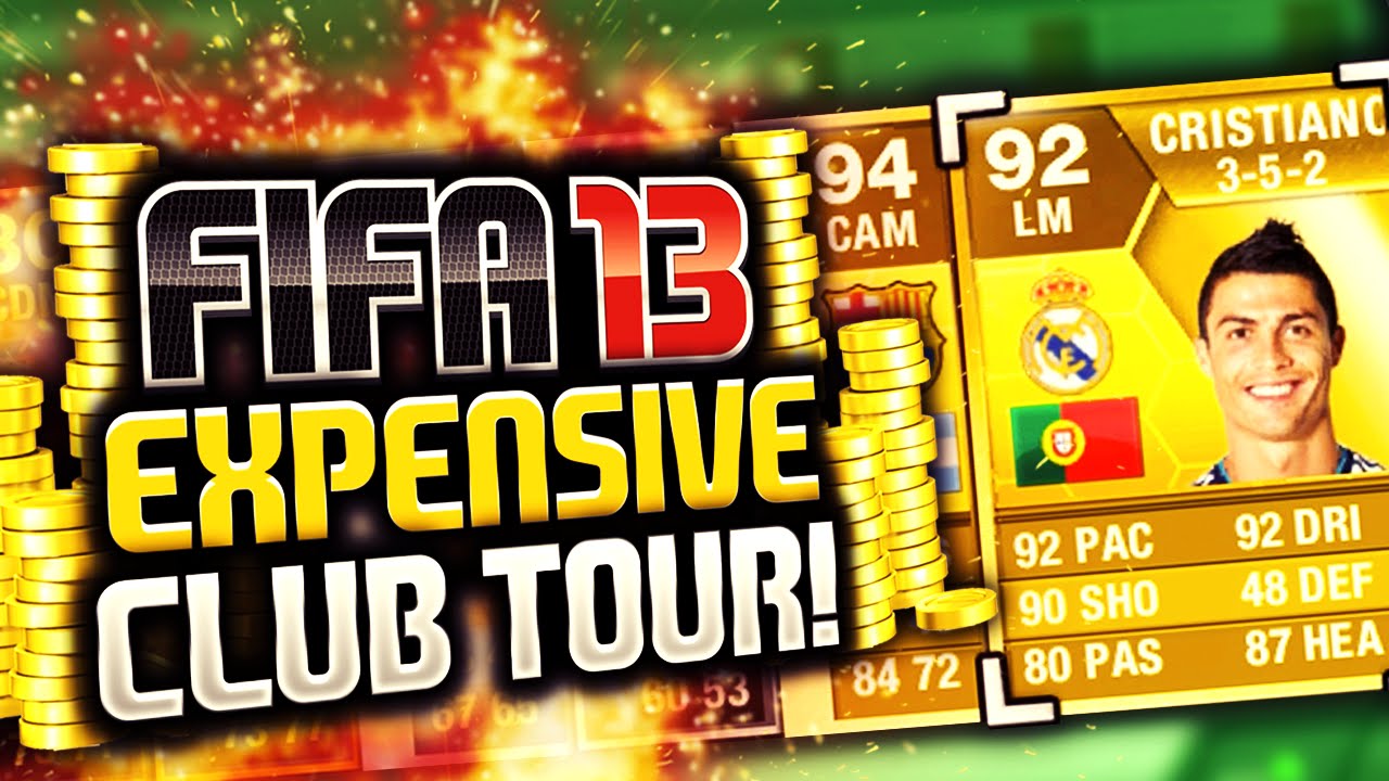 CRAZY FUT 13 CLUB TOUR! EXPENSIVE PLAYERS & SQUADS! (RETRO FIFA)