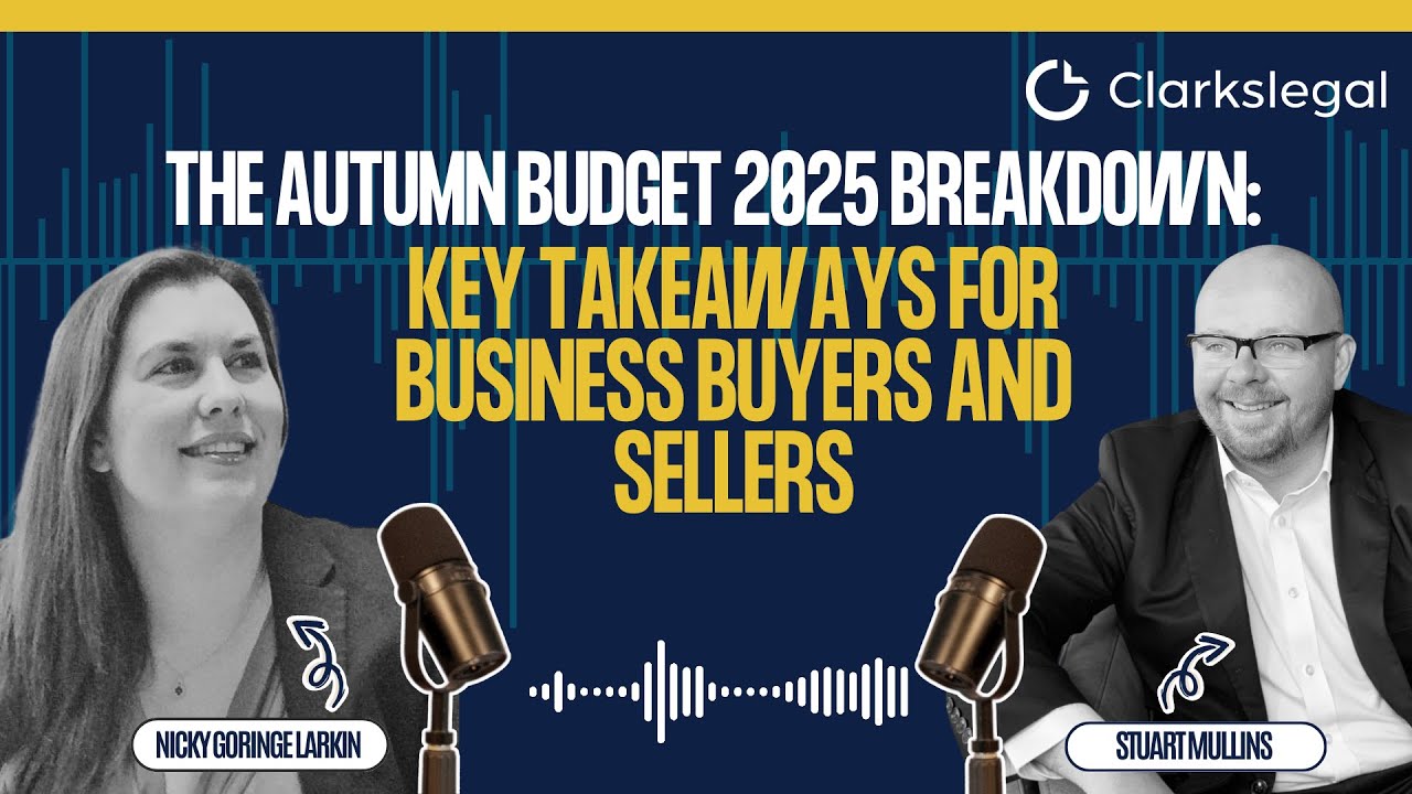 Autumn Budget 2025 Breakdown: Key takeaways for business buyers and sellers