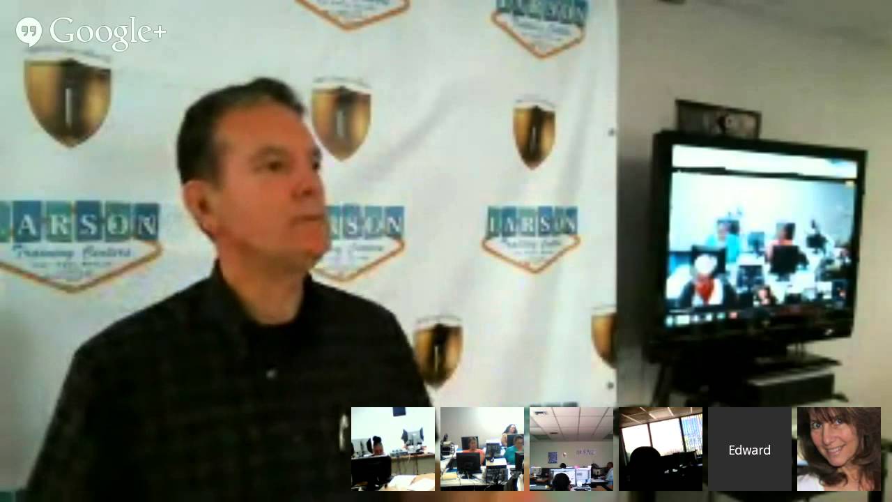 Larson Training Centers (Las Vegas) YouTube (day 1) Introduction & setup