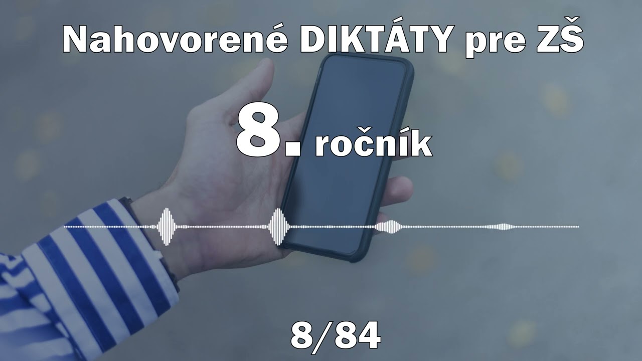 Diktát č. 8 pre 8. ročník ZŠ - písanie čiarky