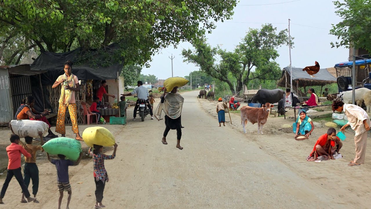 This Is The India That No One Shows You [] Let's Travel Around India By Bike #INDIA​ #UP​ #village