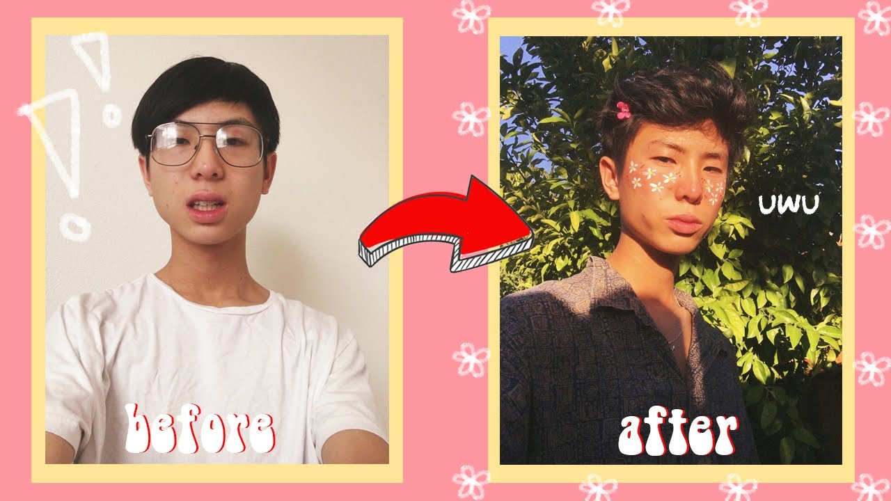 turning myself into a soft boy 🌸 (transformation)