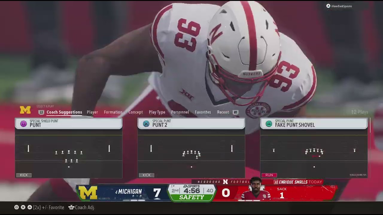 Michigan 🆚 Nebraska