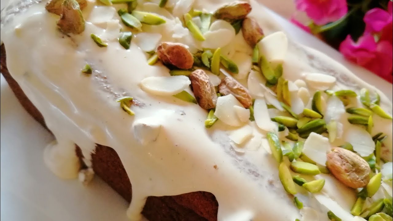 كيك الحلاوة الطحينة (الرهش)