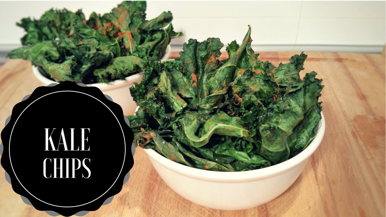 Como hacer chips de kale | Snack saludable | Receta de kale chips