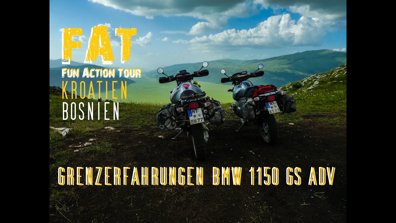 Offroad Balkan Grenzerfahrung mit BMW 1150 GS Adventures durch Kroatien & Bosnien!  06/2022