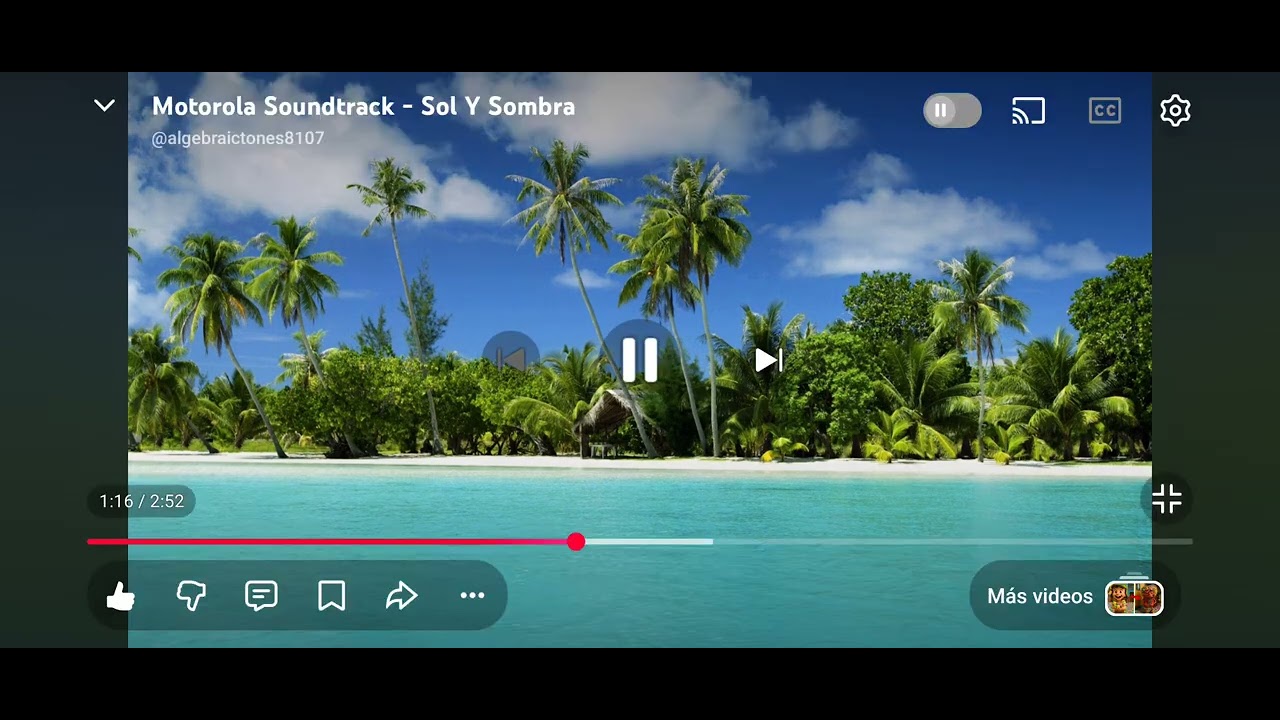 Motorola Soundtrack - Sol Y Sombra Isla Playa Mar