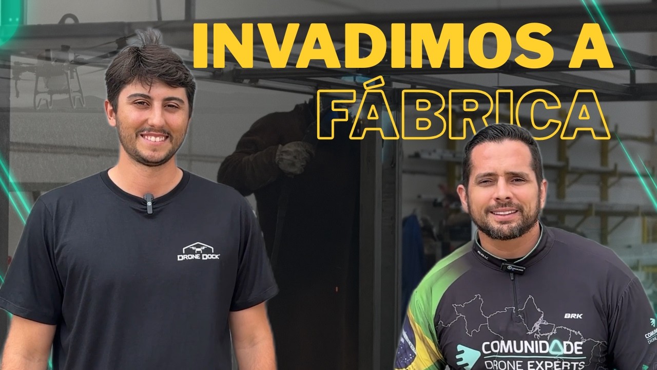 Fomos conhecer a fábrica das melhores estruturas de pulverização do Brasil - Tour pela Drone Dock