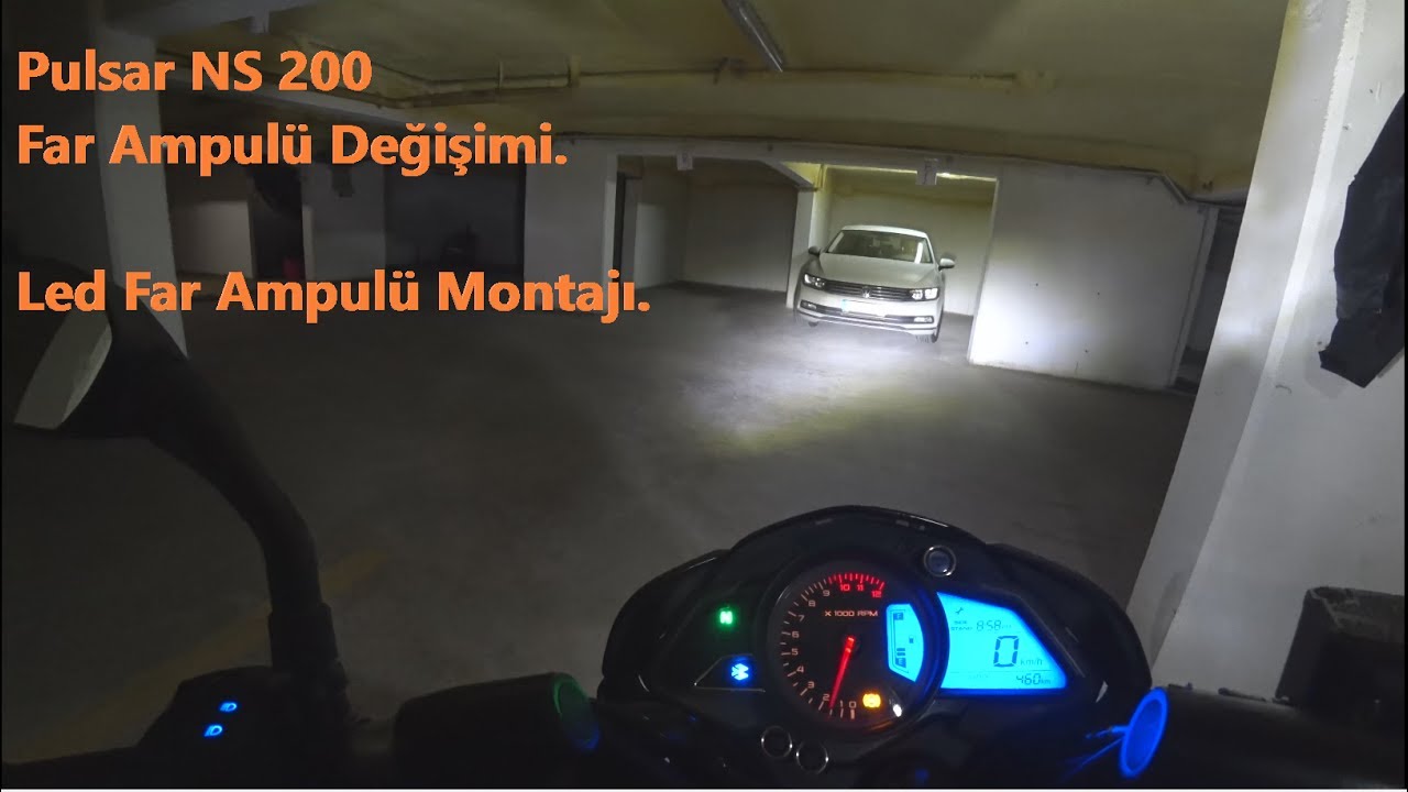 Pulsar NS200 Led Far Montajı | Far Ampulü Değiştirme [4K]