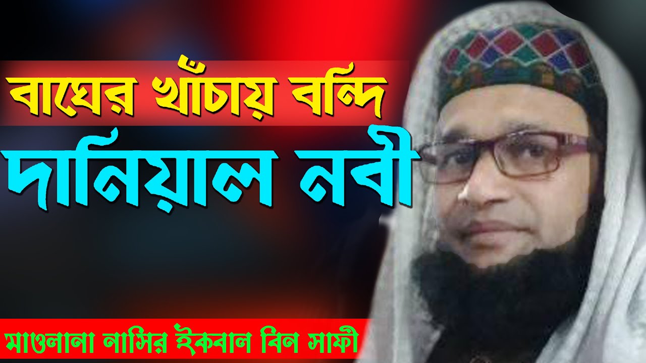 বাঘের খাঁচায় বন্দি দানিয়াল নবী | মাওলানা নাসির ইকবাল বিন সাফি  Allama Nasir Iqbal bin Safi waz