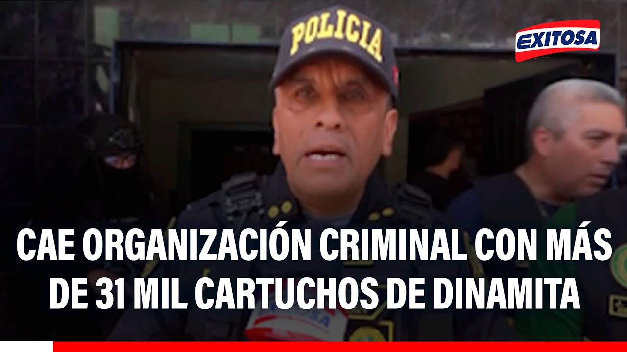 🔴🔵 'Los Detonadores de Comas': Cae organización criminal con más de 31 mil cartuchos de dinamita