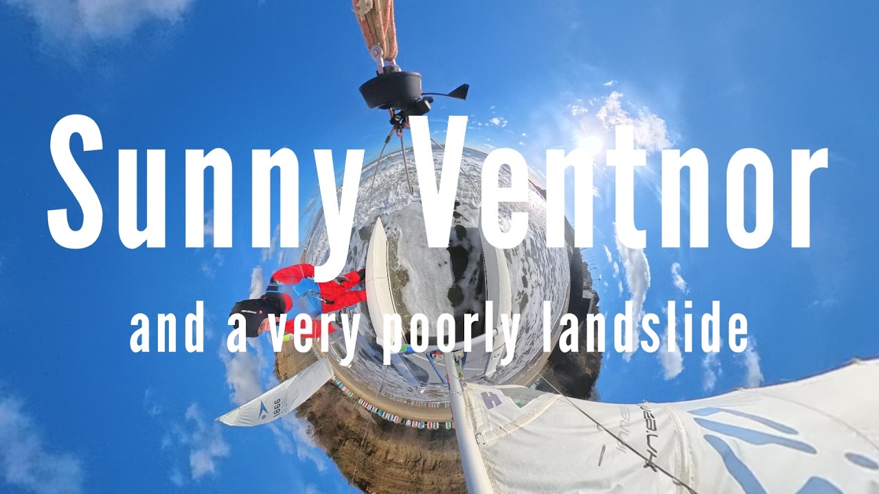 Sail to Ventnor and a very poorly landslide