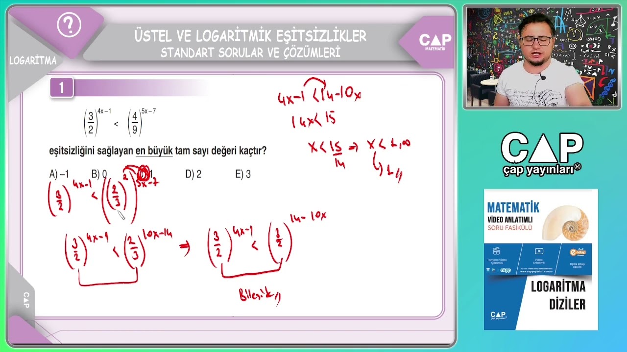 Logaritma-Sayfa70-Standart Sorular ve Çözümleri