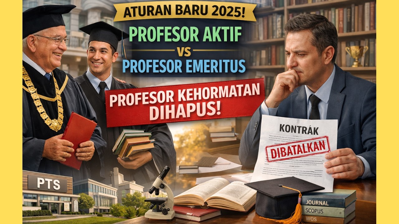 PROFESOR KEHORMATAN RESMI DIHAPUS. PENJALASAN LENGKAP DI PERMENDIKTI NO 52 TH 2025 | MIMBAR INTELEK