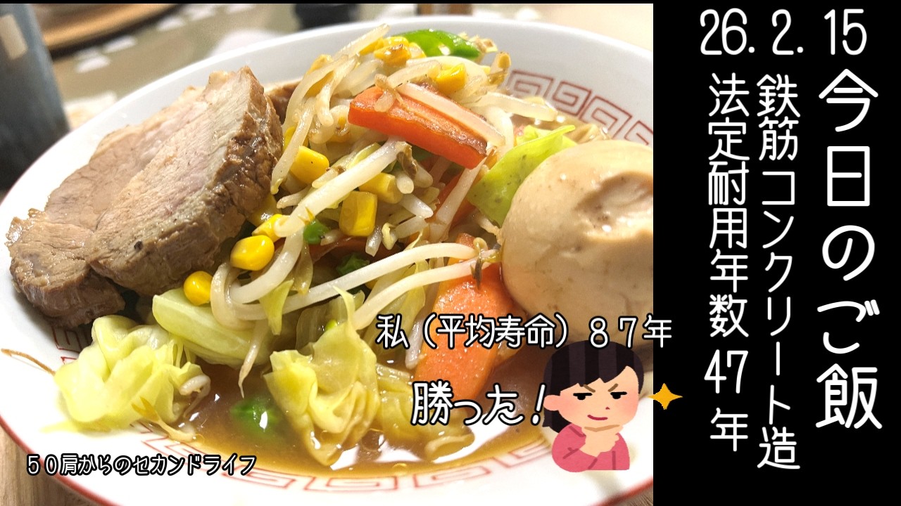 痩せない女の毎日ごはん【26.2.15】丸１日ダンナご飯。敗北感。