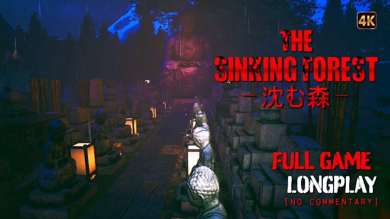 The Sinking Forest - 沈んだ森 - Japanese Horror | Full Game Longplay Walkthrough | 4K | No Commentary