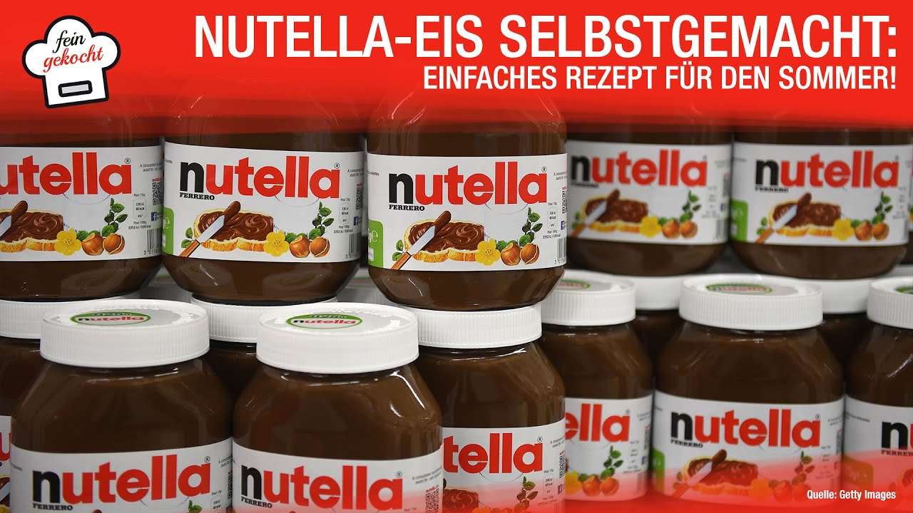 Einfaches Rezept f&uuml;r den Sommer: Nutella-Eis selbstgemacht