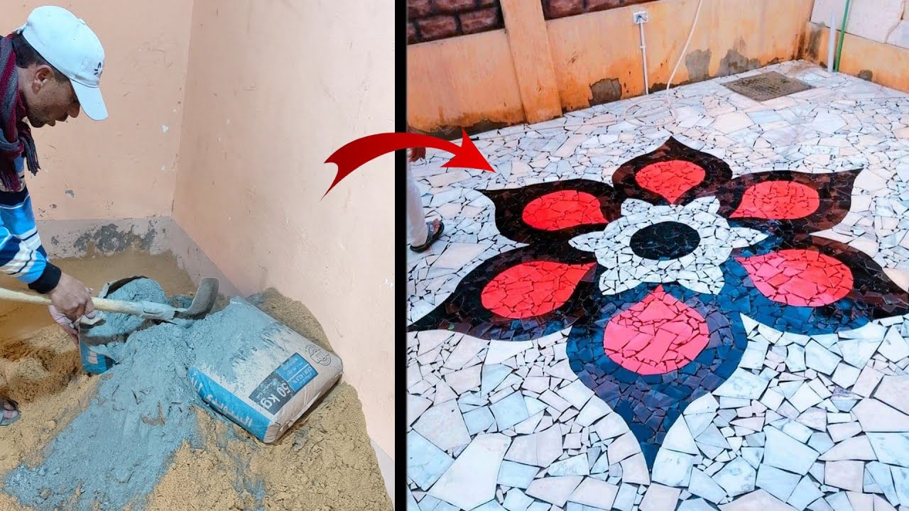 How to install Broken ceramics like a pro!! افكار مصريه