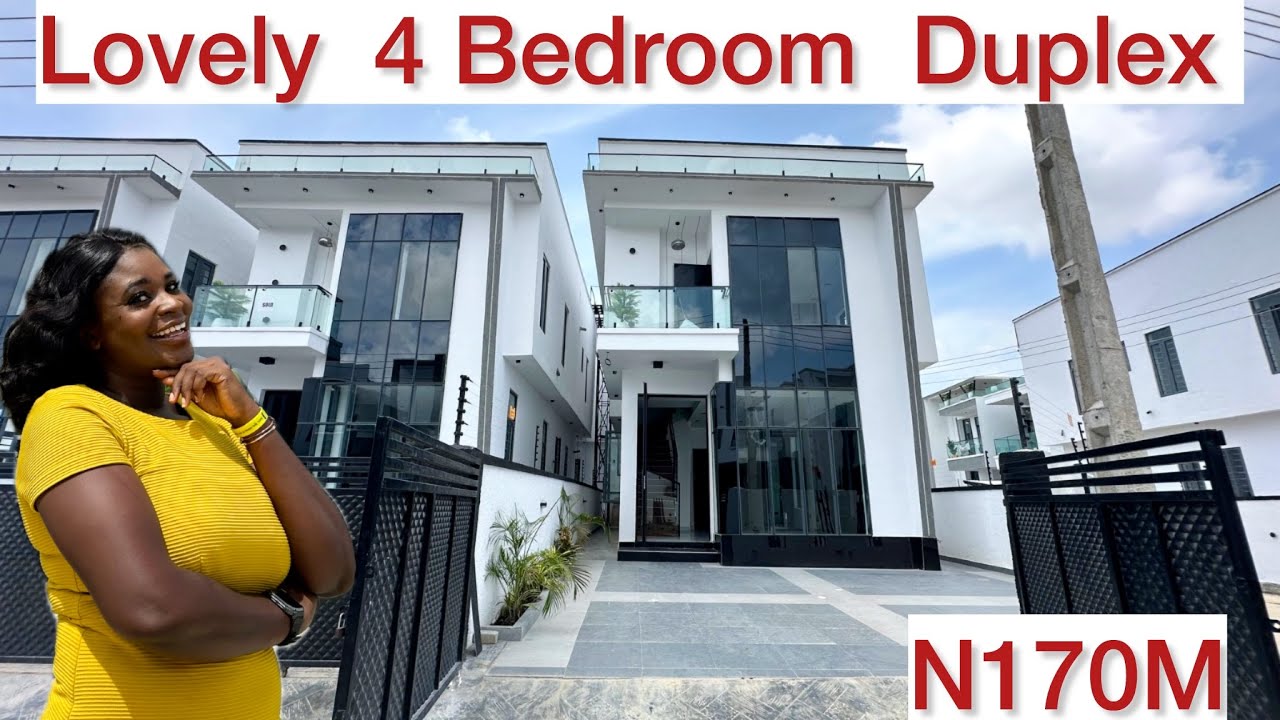 HOUSE FOR SALE IN LEKKI; Lovely 4 Bedroom Fully Detached Duplex In Ajah, Lekki Lagos #property