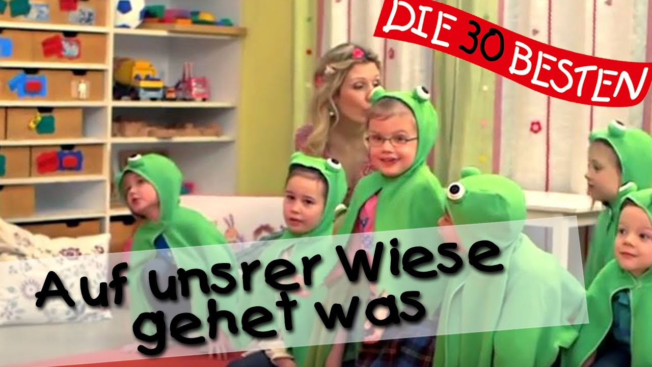 👩🏼 Auf unsrer Wiese gehet was - Singen, Tanzen und Bewegen || Kinderlieder