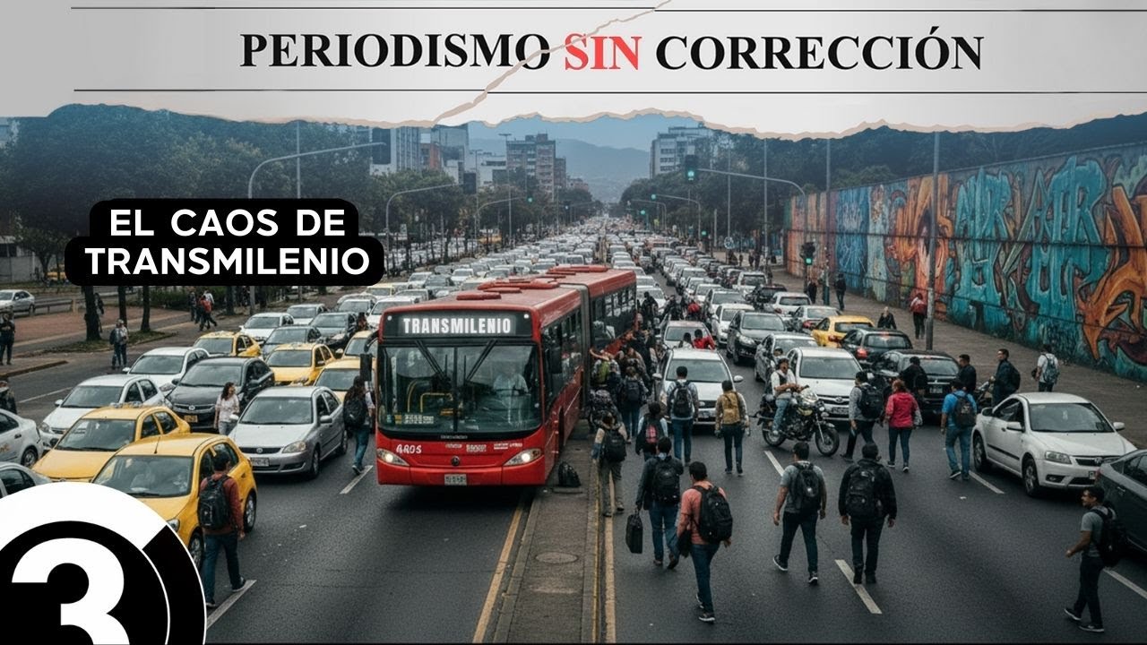 Así colapsa TransMilenio con un solo incidente ¿sistema inviable? | Periodismo Sin Corrección