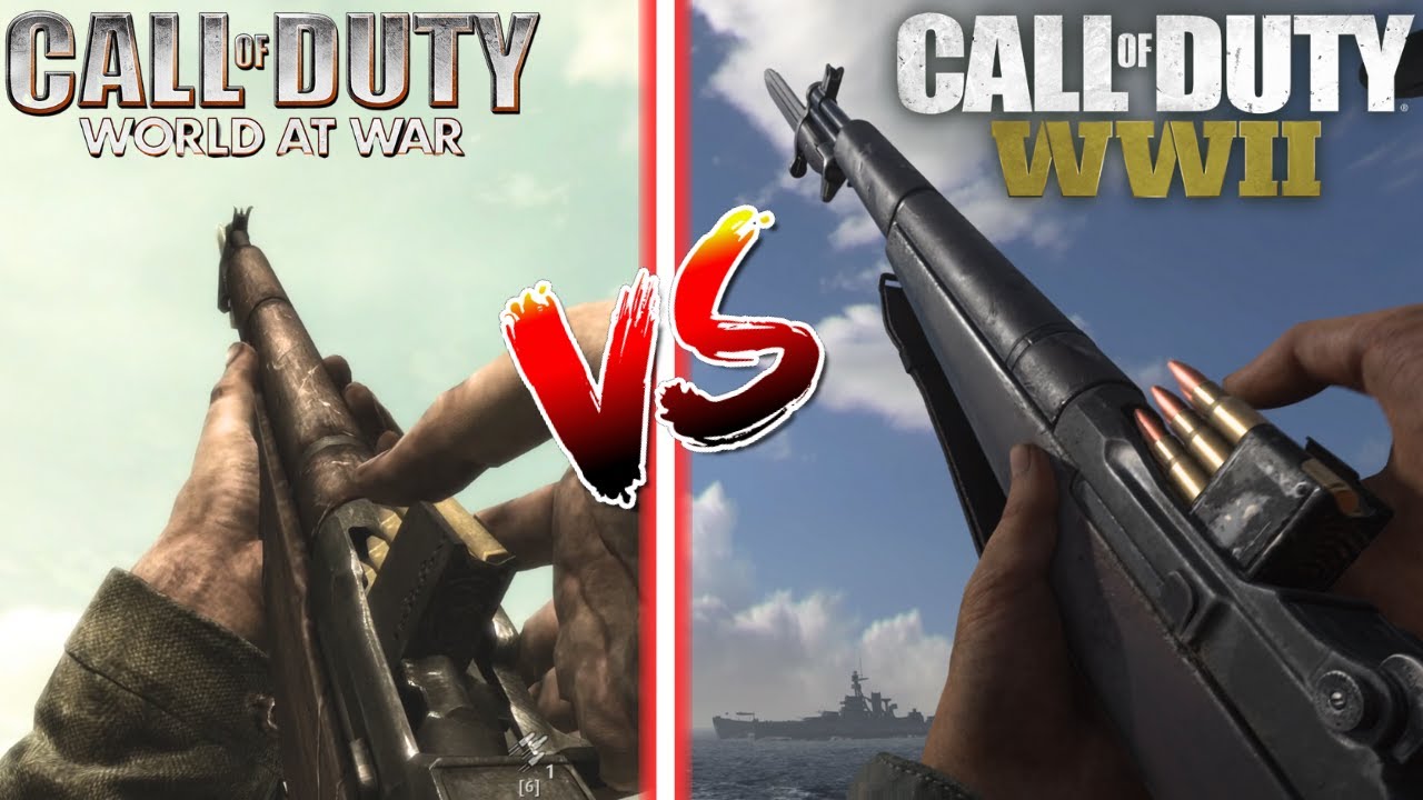 Call of Duty World at War vs WW2 - Direct Comparison