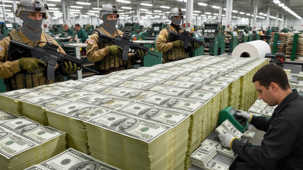Inside the Dollar Printing Factory | Cotton Paper to Billions | Full Currency Production Process