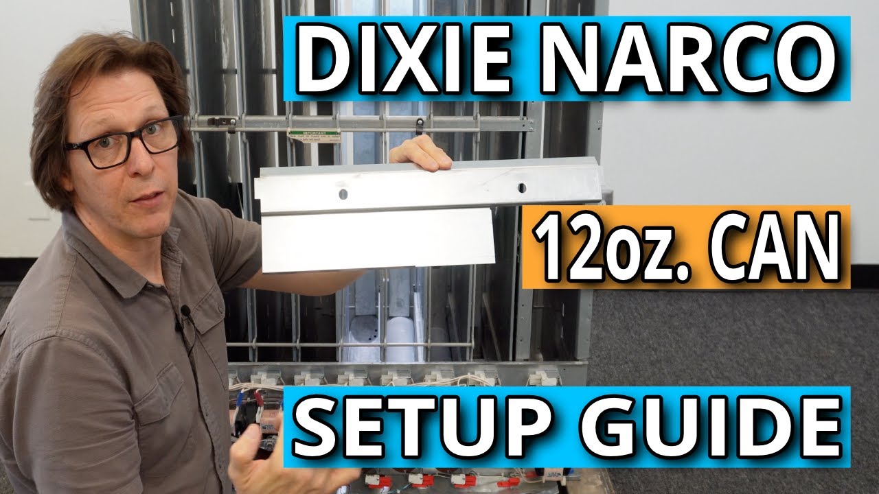 Dixie Narco Drink Vending Machine - How To Vend 12oz Cans