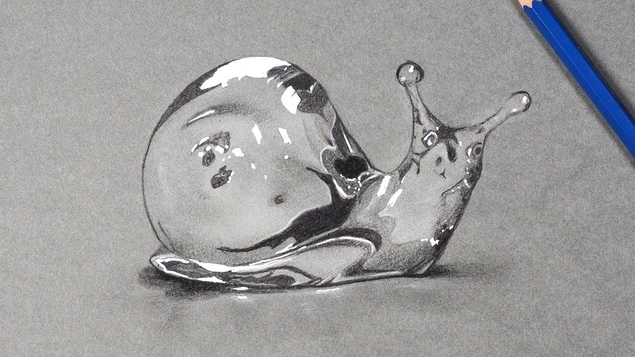 Drawing a Crystal Snail