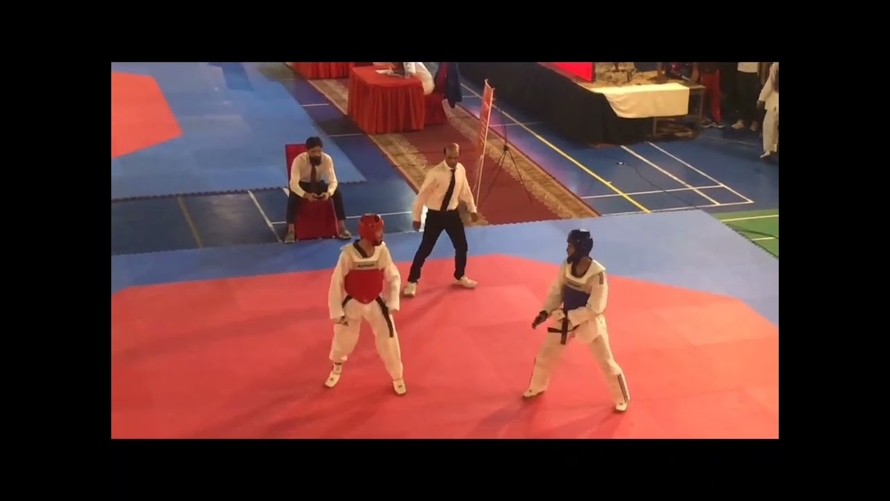 Osama Khalid(Sindh) vs Tahir Ali (Wapda)15th Koren Ambassador National Championship 2022 #taekwondo