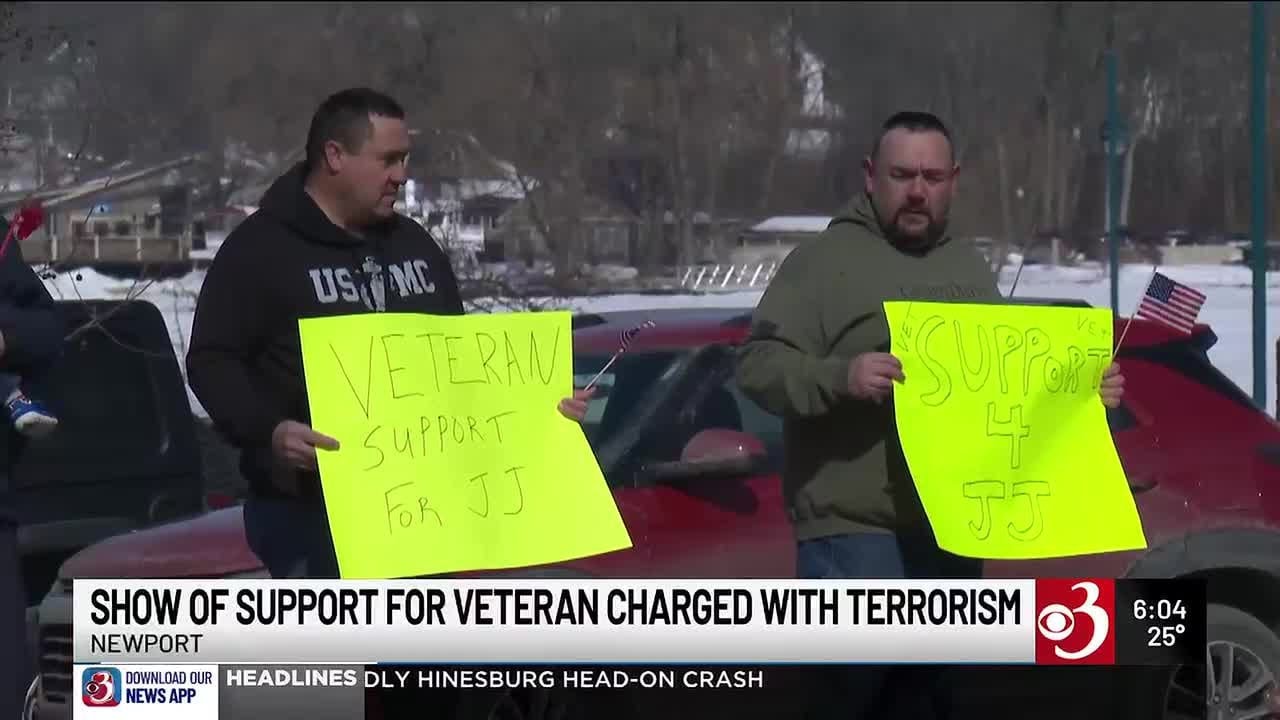 Friends, family rally behind Vermont veteran charged with domestic terrorism - clipped version