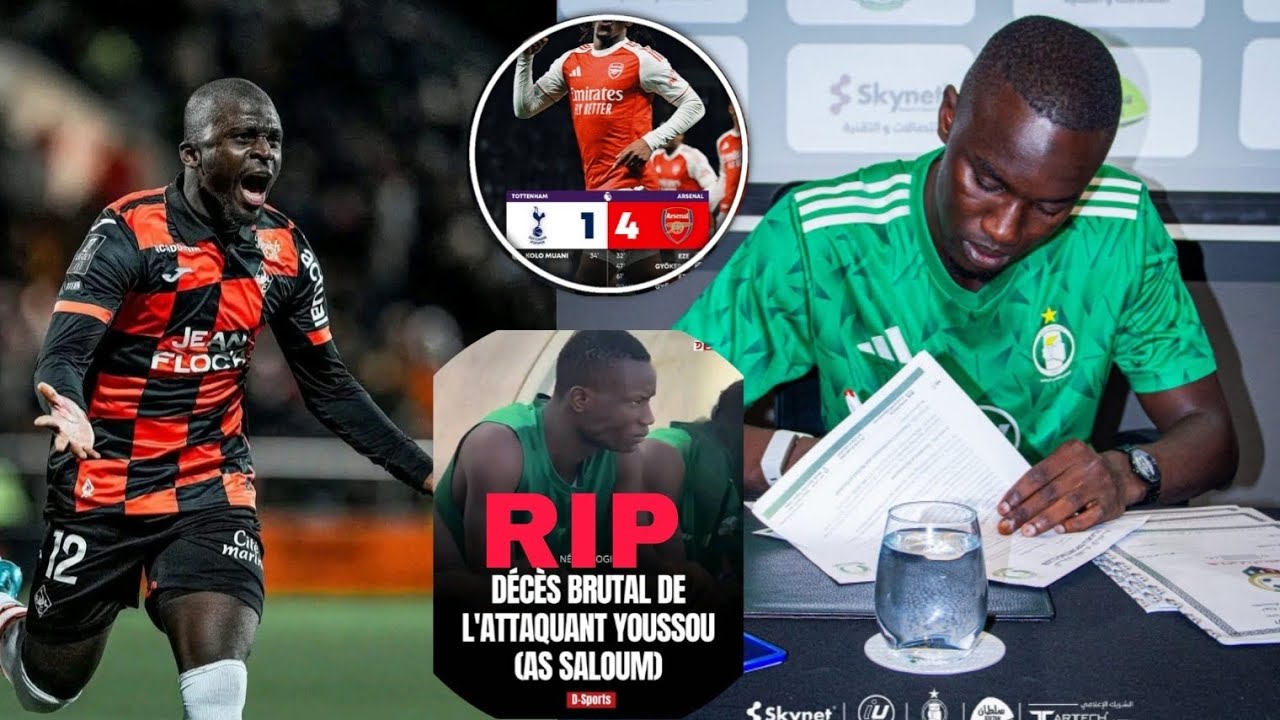 Le football sénégalais est sous le choc après le décès brutal de l'attaquant Youssou DioufLe drame..
