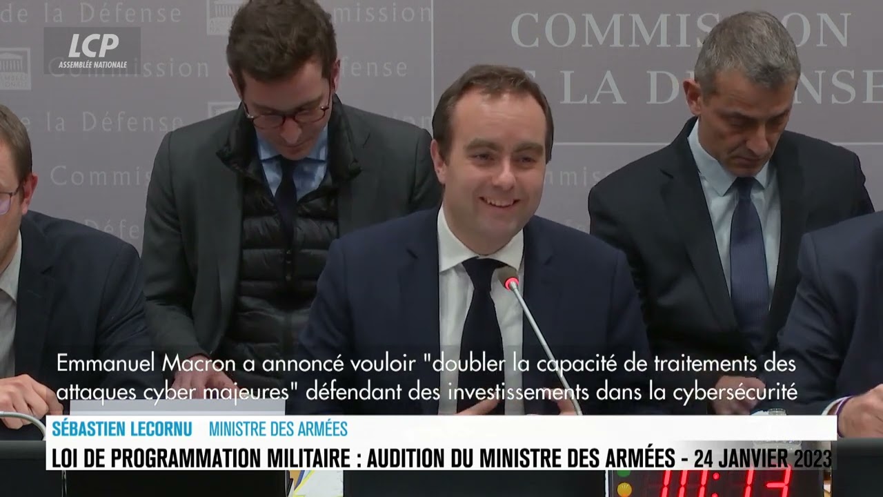 Commission de la défense - Audition de Sebastien Lecornu sur la LPM 2024-2030