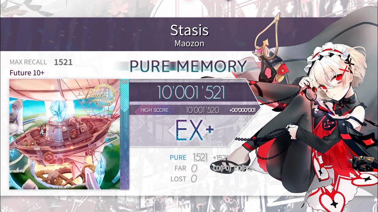【Arcaea】Stasis FPM理論値