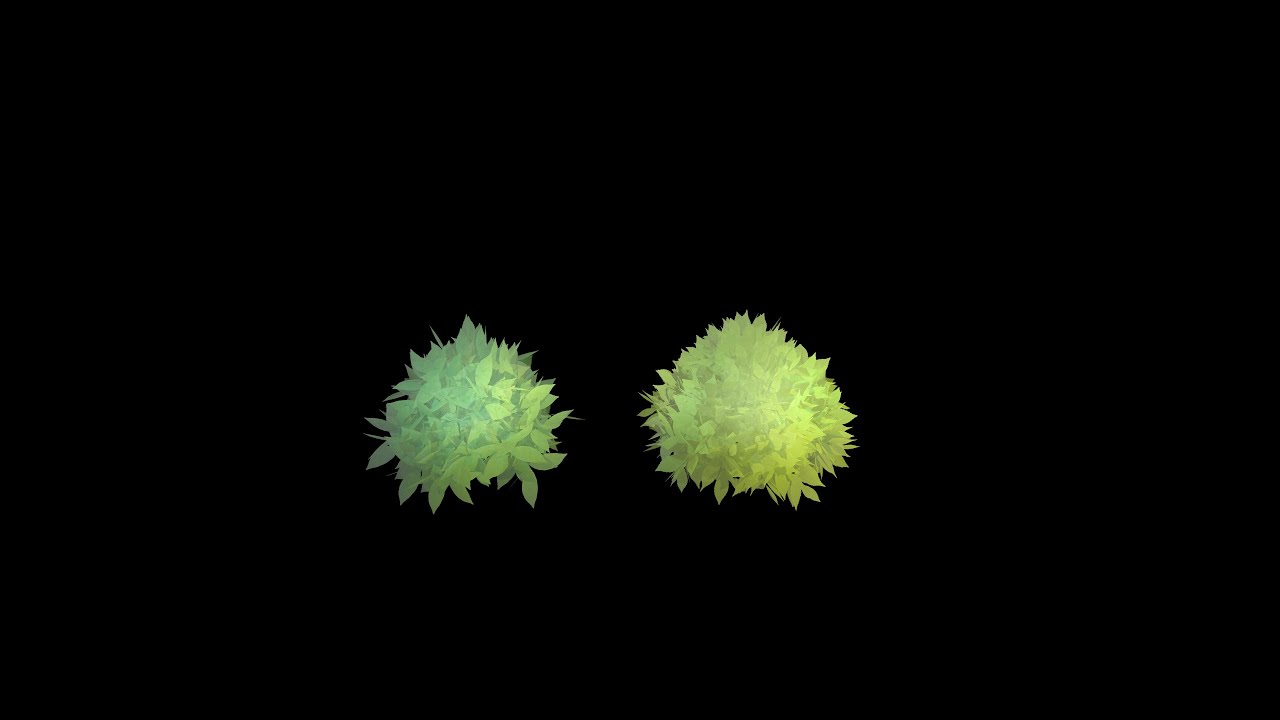 Stylize the bush/plant风格化灌木/植物