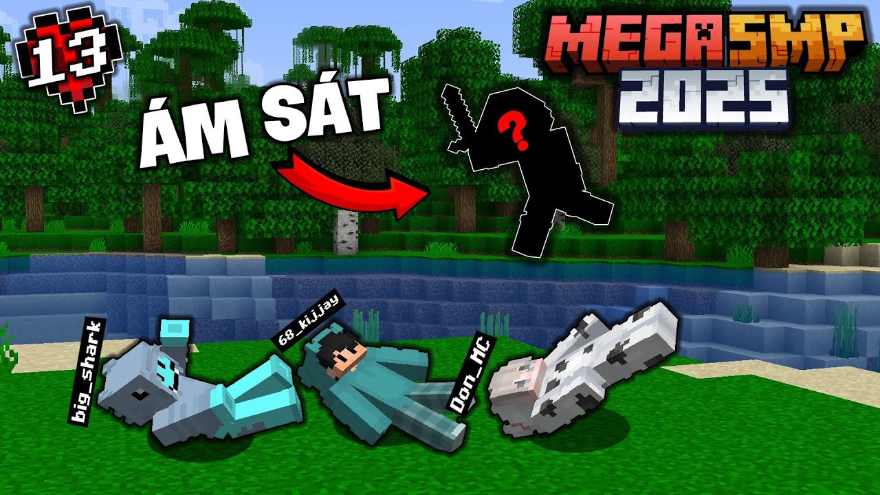 MINECRAFT MEGA SMP 2025 #13 | Bất Ngờ Khi Có Người Ám Sát 3 Người Băng Cướp Sa Mạc..., Ai To Gan ?