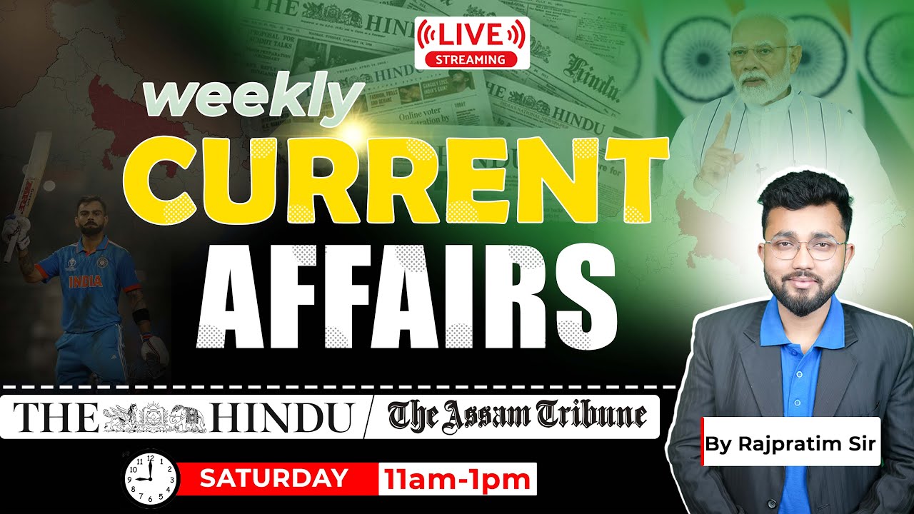 Current Affairs Live Class with Punam Gogoi (ACS Rank 10) |