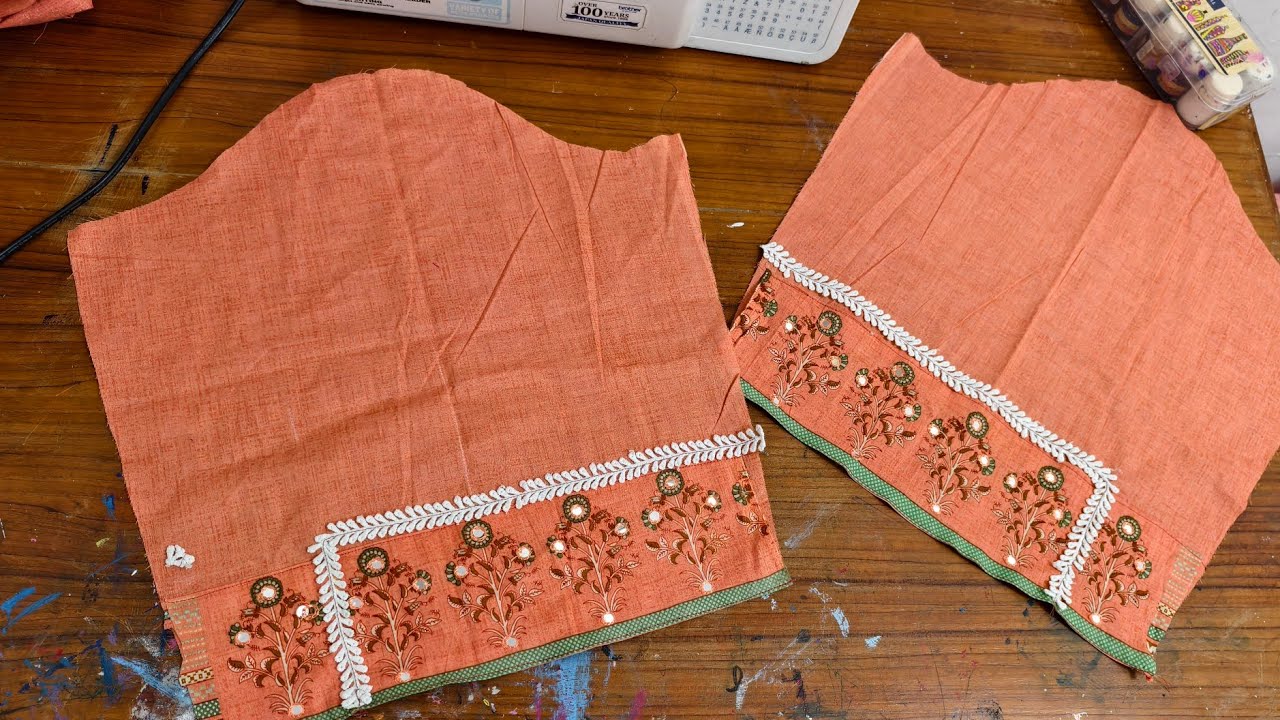 Easy and beautiful sleeves design// Unique sleeve design 