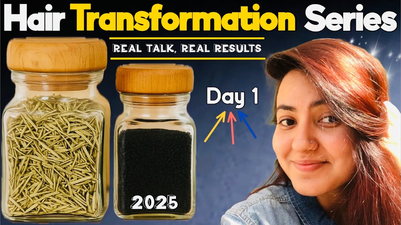 1 Week Hair Transformation Series (Day 1): Start with Deep Hair Oil Ritual for Longer Thicker Hair💕