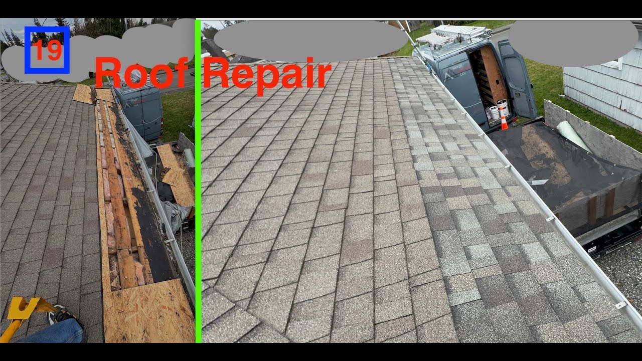 Repairing roof damage caused by poor ventilation