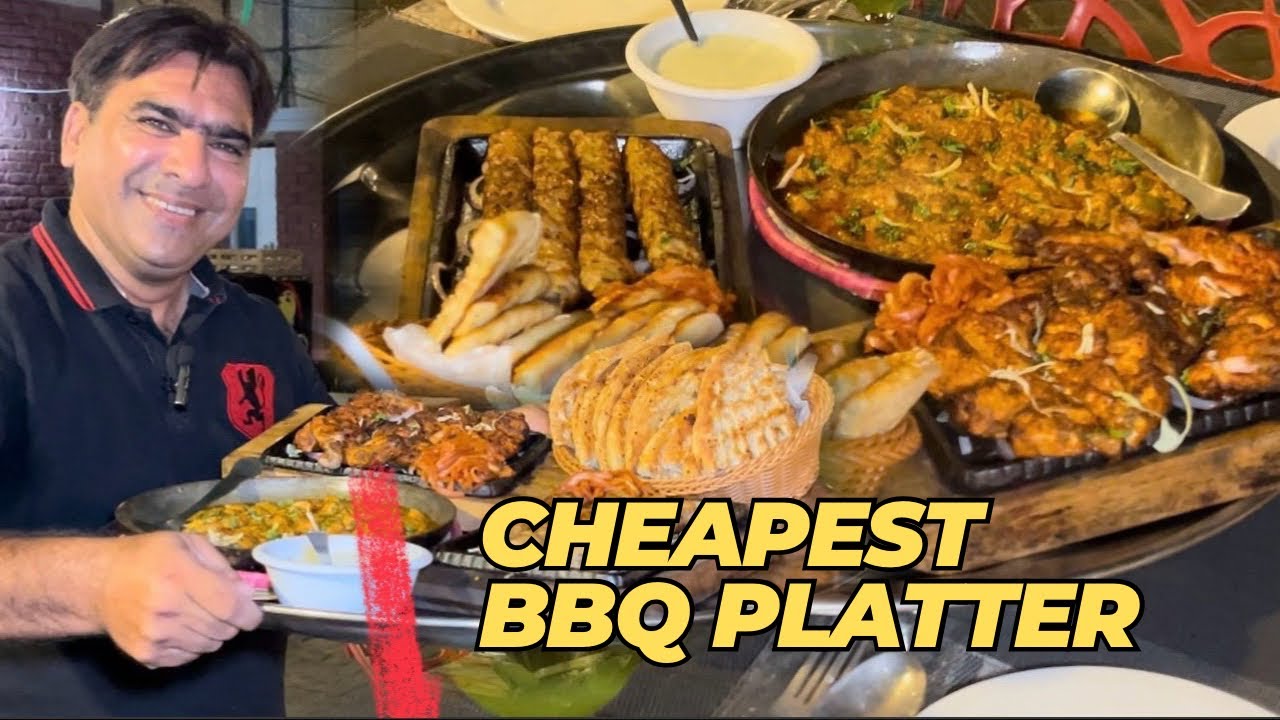 Cheapest BBQ PLATTER fine dine susan road faisalabad