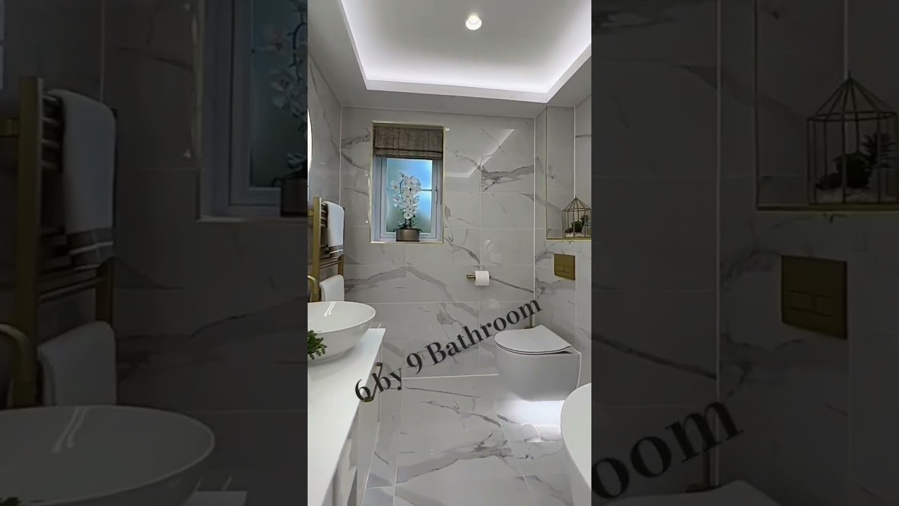 6 by 9 Bathroom 🚻 toilet  bhut hi acha standard bath tub #architect #ytshort #viral