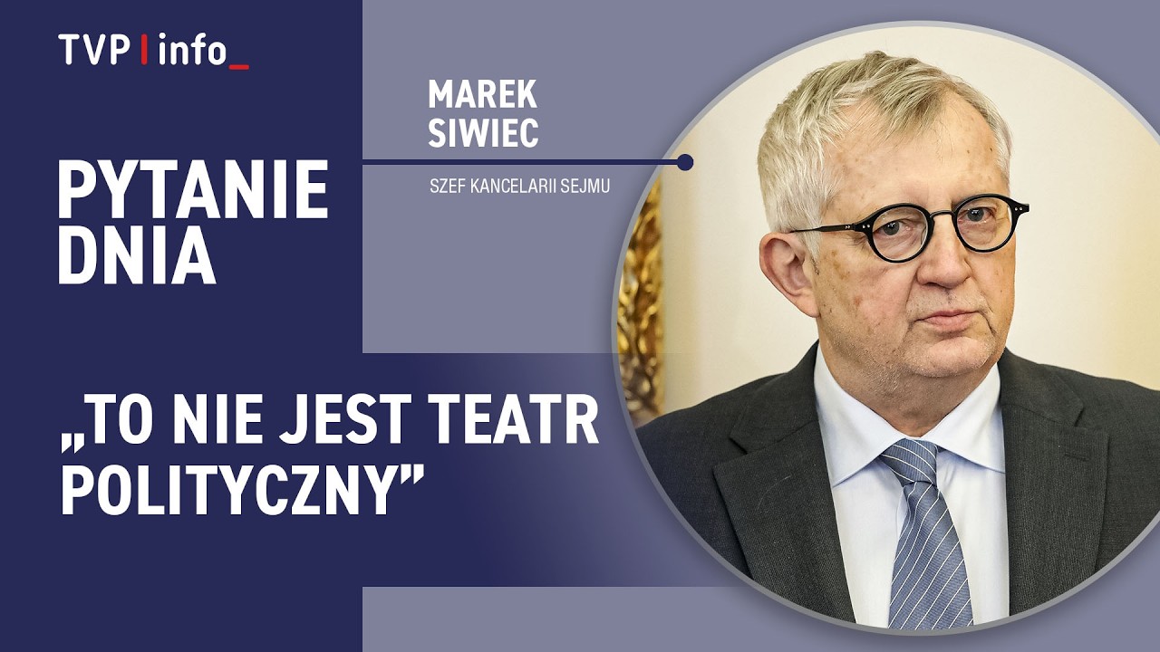Wniosek o Trybunał Stanu dla Ziobry gotowy. Marek Siwiec: To nie jest teatr polityczny |PYTANIE DNIA