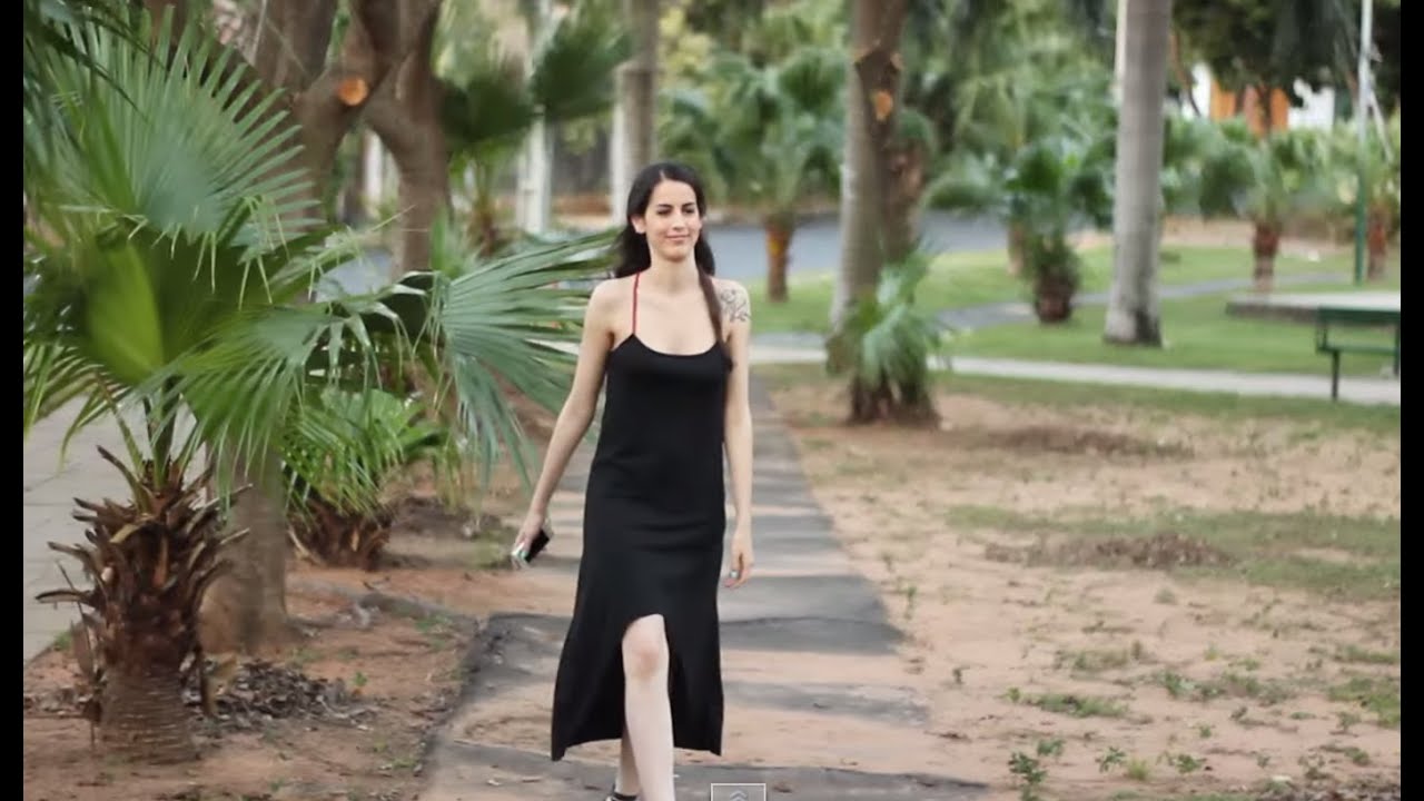 Pink & Black Asymmetric Dress