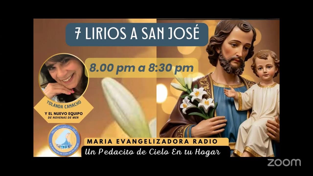 7 LIRIOS A SAN JOSÉ POR YOLANDA CAMACHO