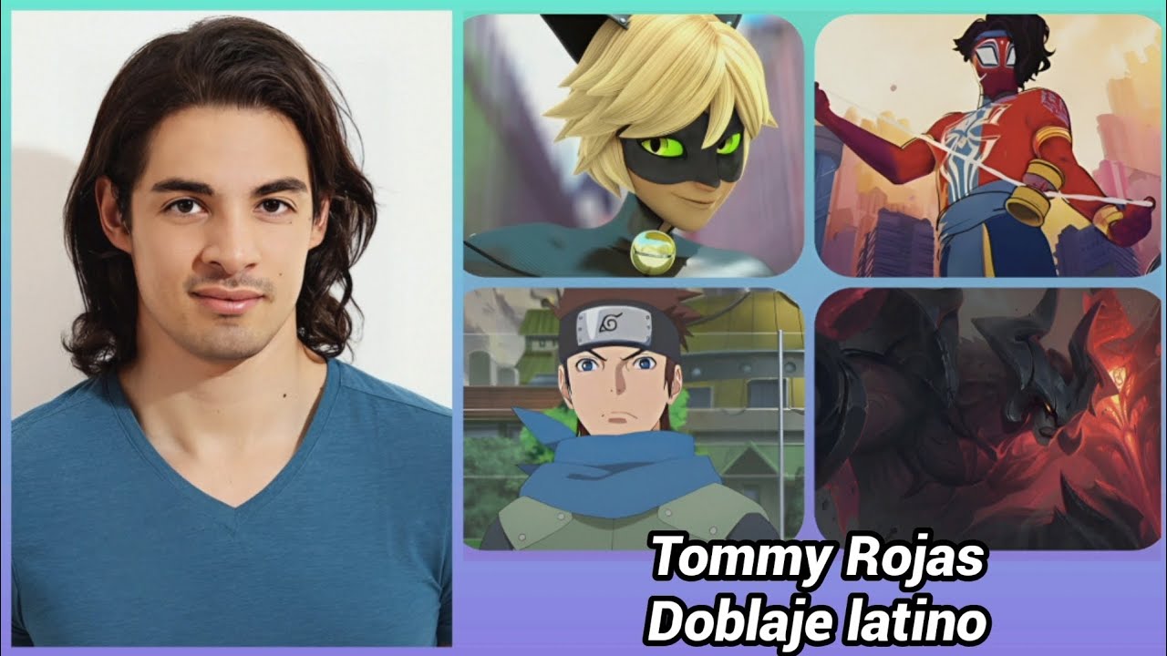 Personajes con la voz de Tommy Rojas-Doblaje Latino